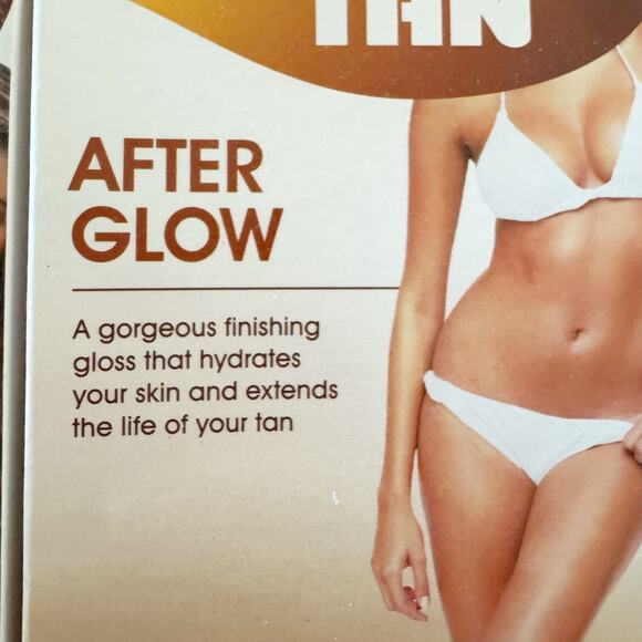 Skinny Tan 4 Pc Pre-Tan Primer, Gradual Tanner, After Glow, Mitt - Picture 5 of 6